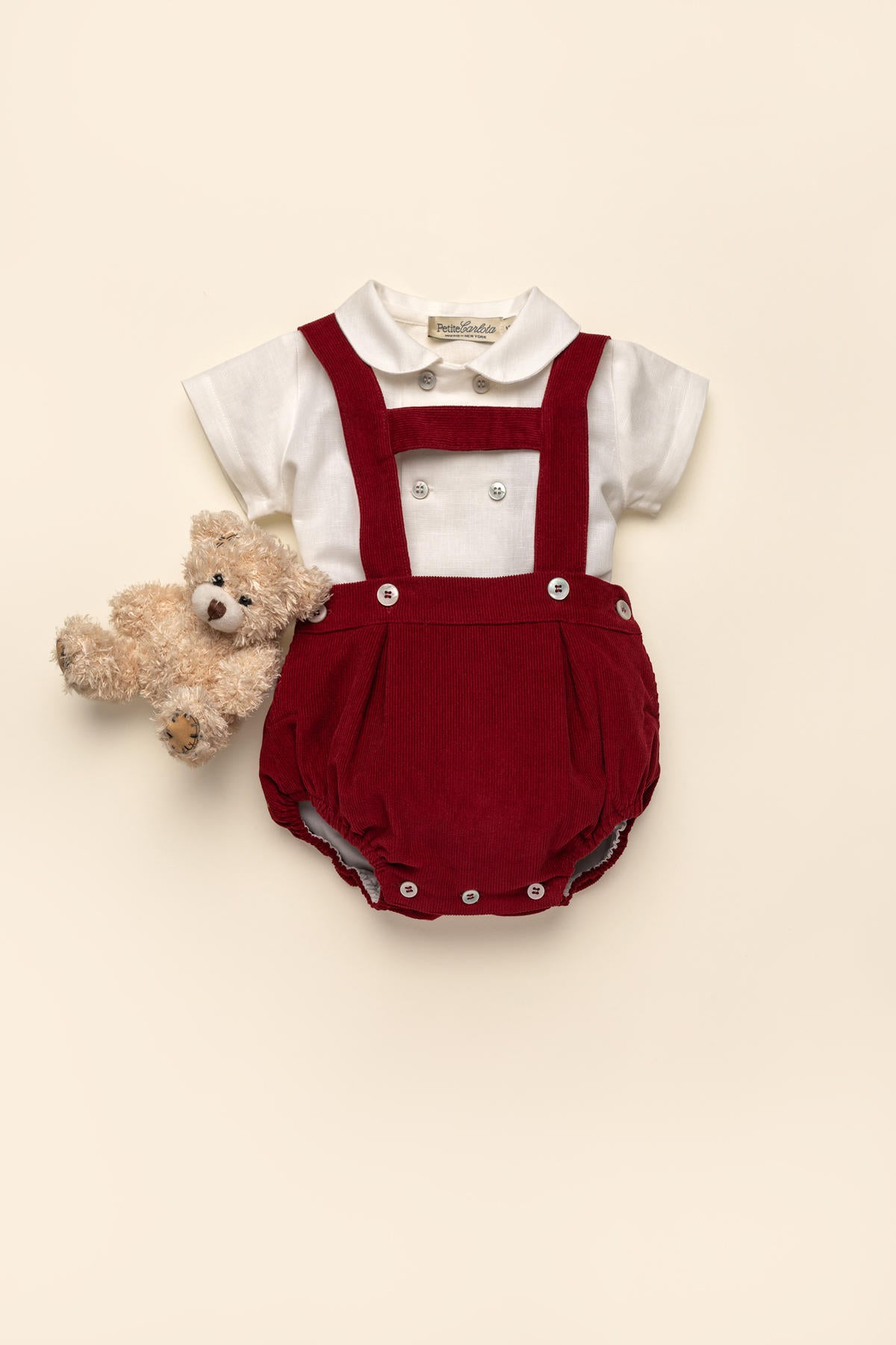 Leonardo Corduroy Romper